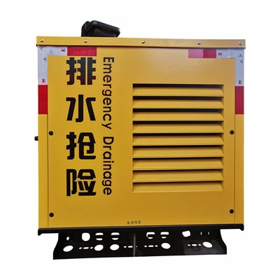 Stazione di pompaggio di drenaggio montata su rimorchio